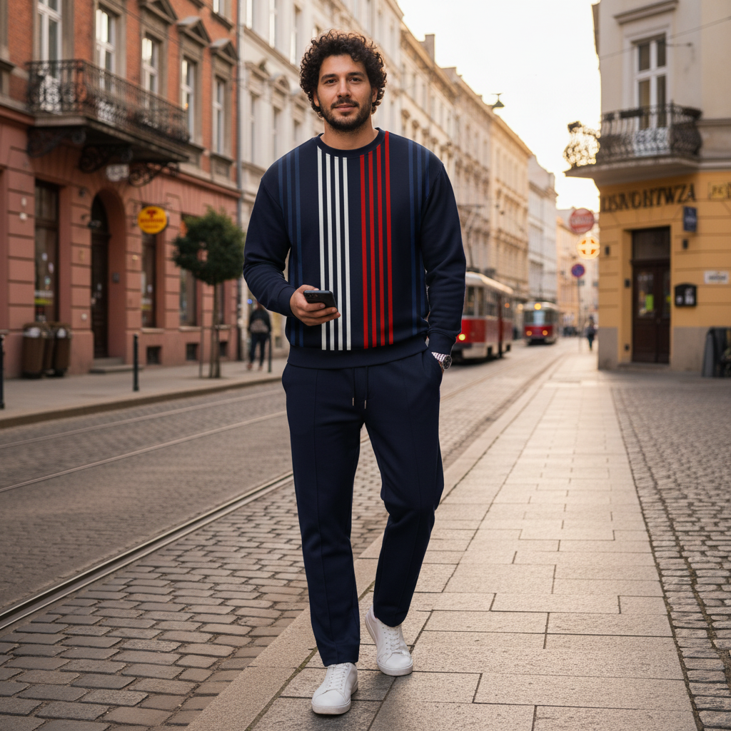 Ewa&Co™ - Elegancki Sportowy Komplet