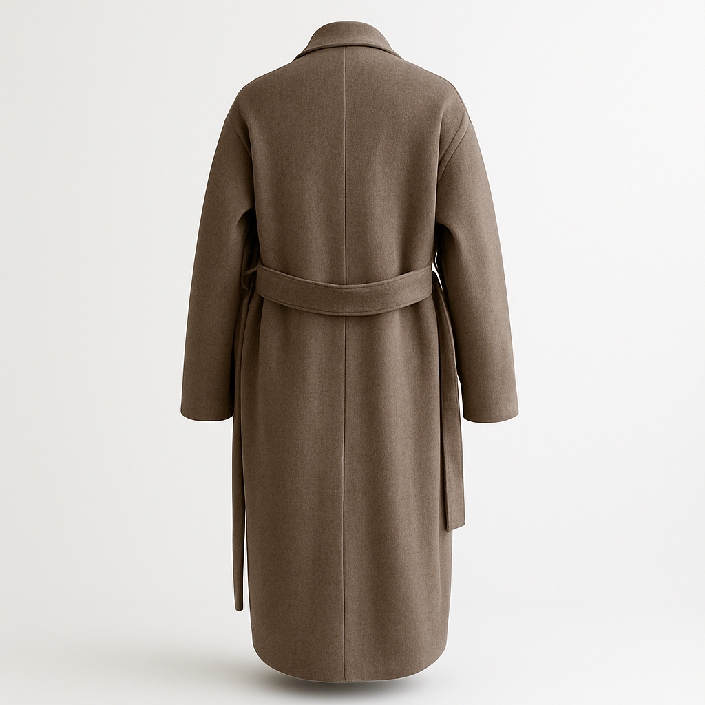 Ewa&Co™ Długi płaszcz damski