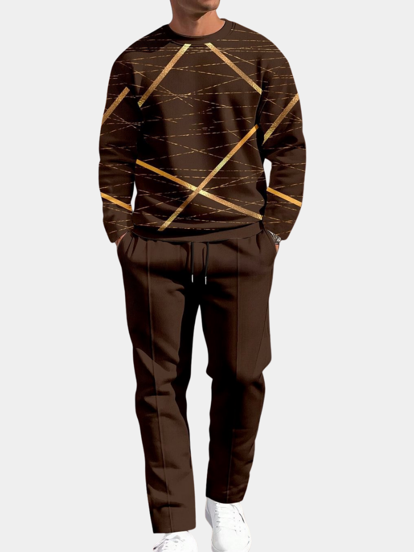 Ewa&Co™ - Elegancki Komplekt Sportowy