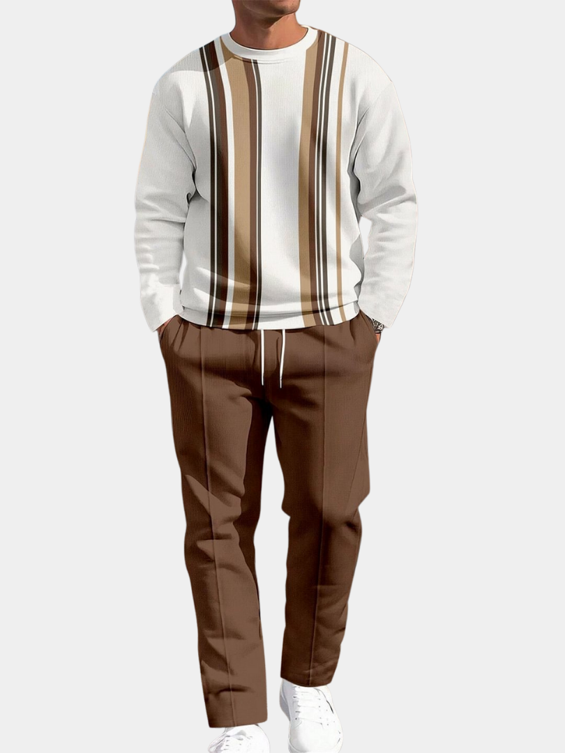 Ewa&Co™ - Elegancki sportowy komplet chic