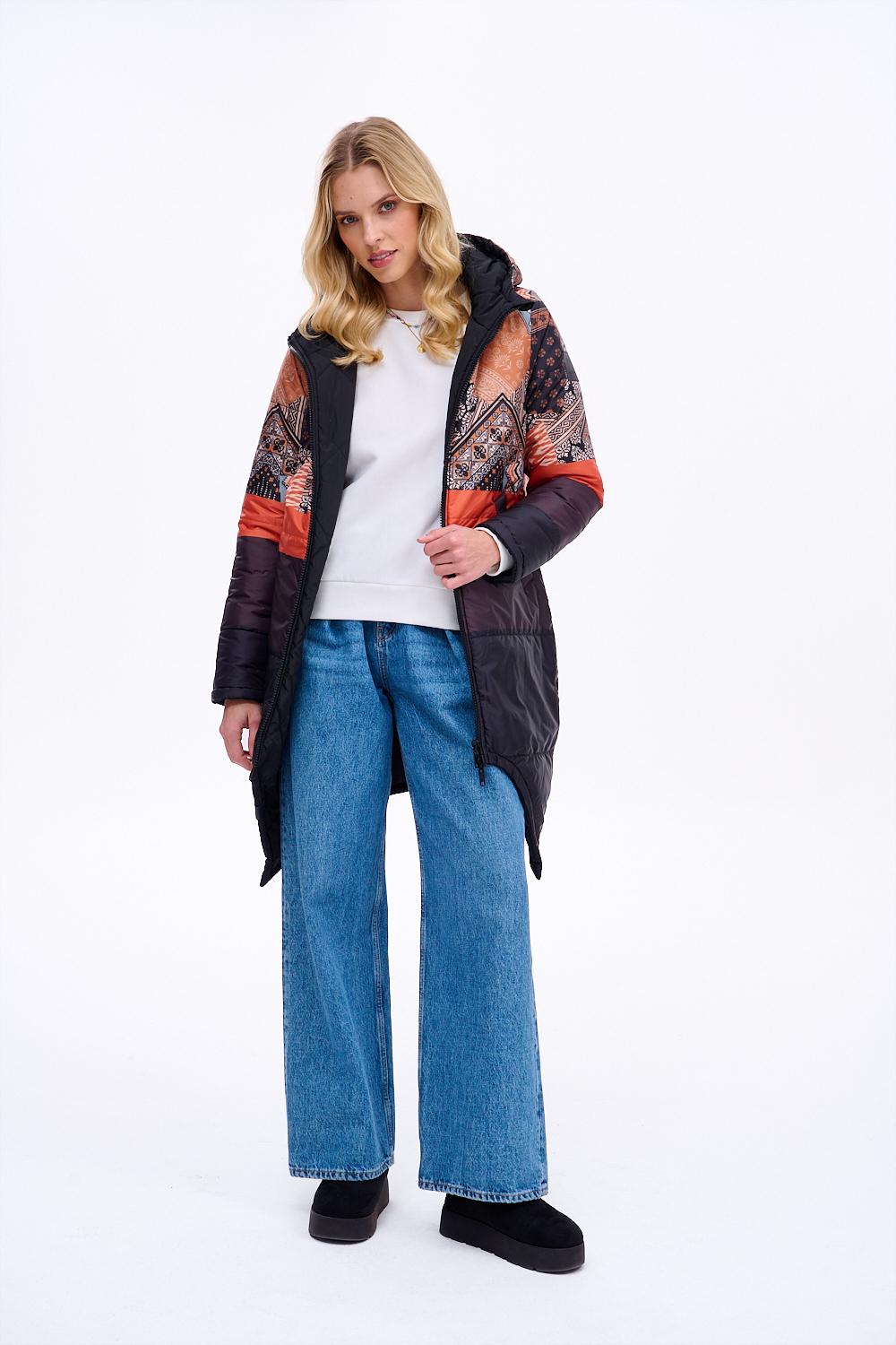 Dwustronna kurtka zimowa Iceberg By The Fireplace