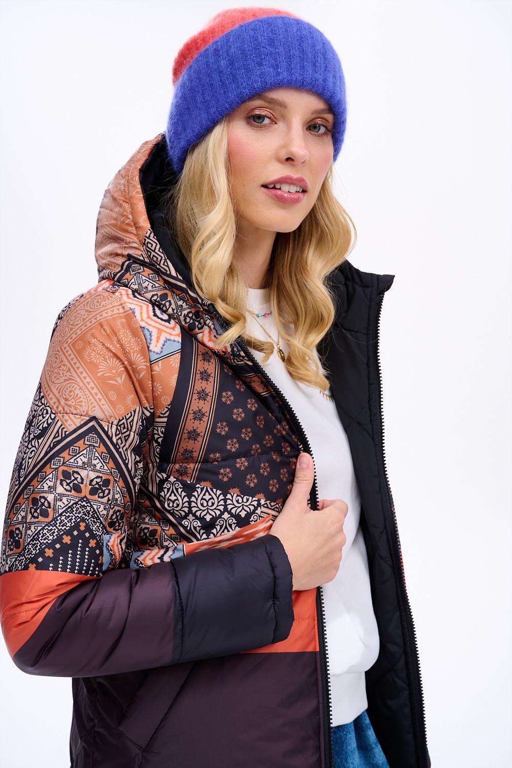 Dwustronna kurtka zimowa Iceberg By The Fireplace