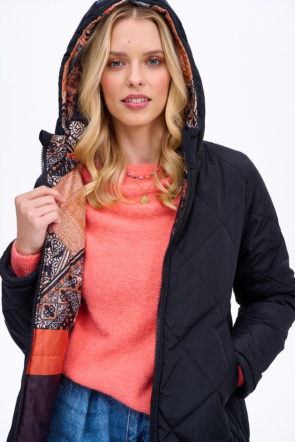 Dwustronna kurtka zimowa Iceberg By The Fireplace