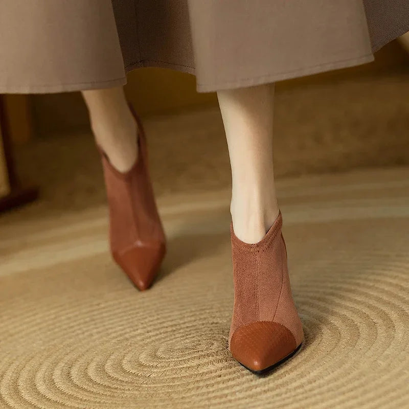 Ewa&Co™ Szpilki z naturalnej skóry Veronica