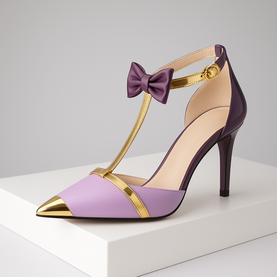 Ewa&Co™ Szpilki Vivienne Czarny Układany