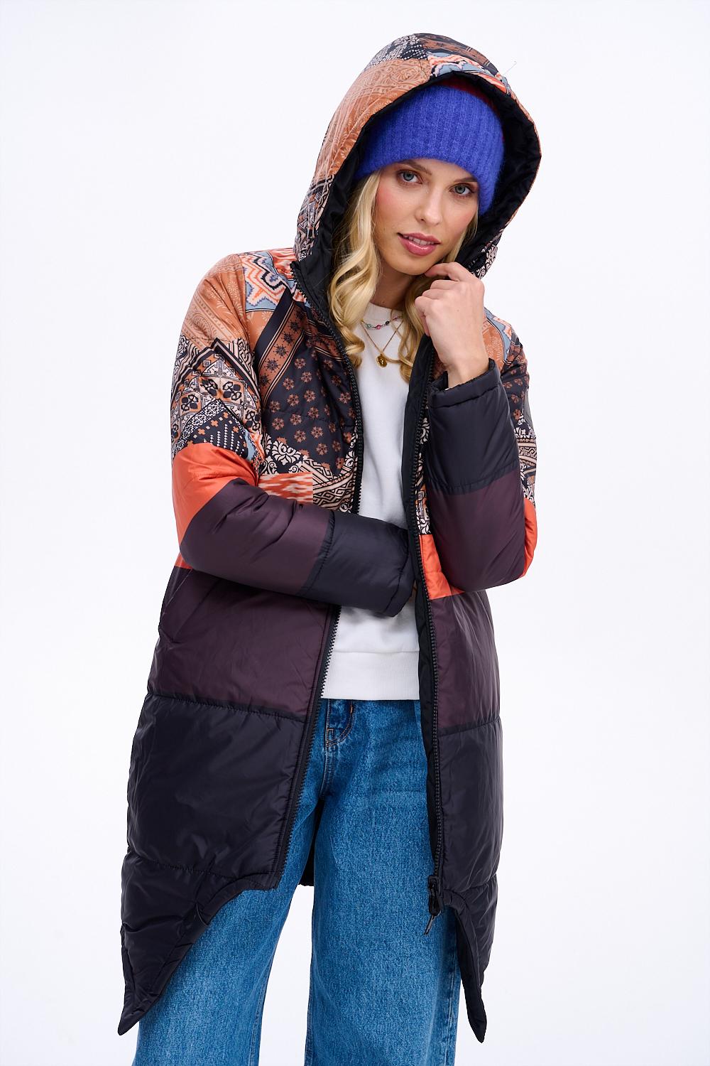 Dwustronna kurtka zimowa Iceberg By The Fireplace