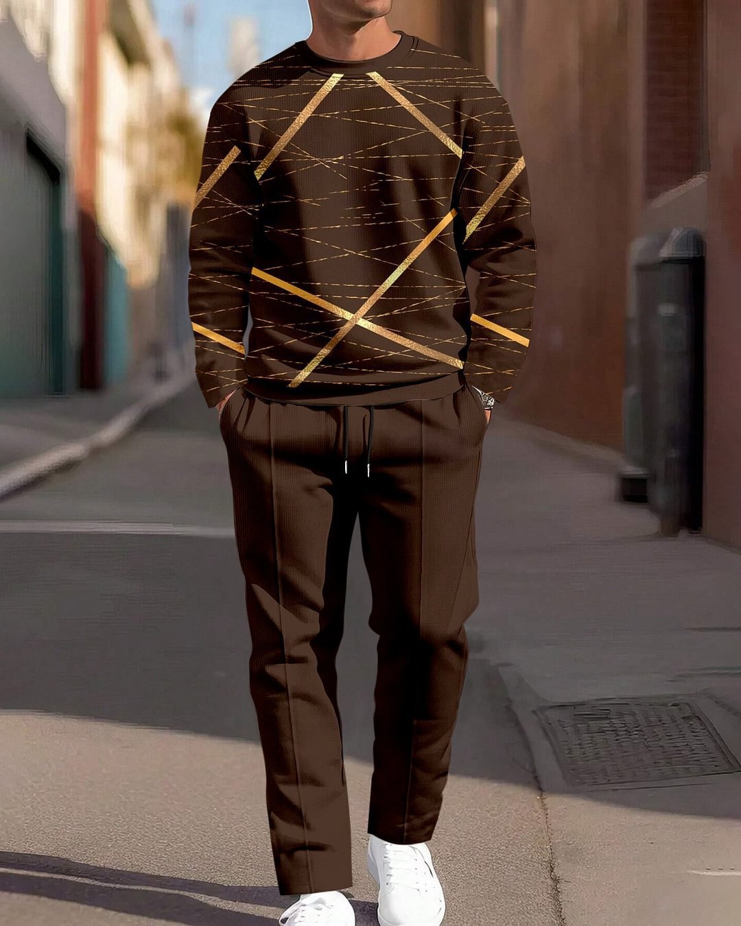 Ewa&Co™ - Elegancki Komplekt Sportowy